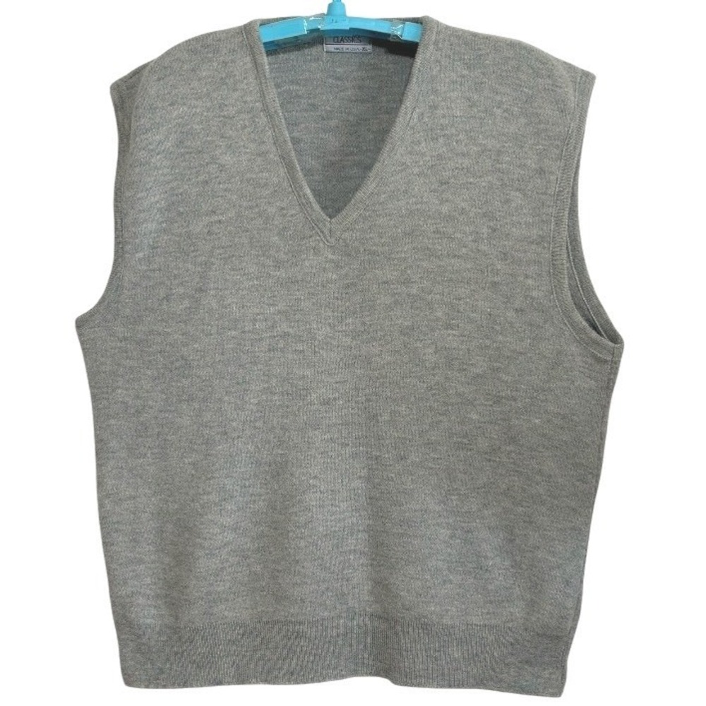 Vintage 80s Women Westchester Classic ILGWU USA Sweater Vest Eclectic Grandpa XL